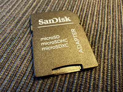 SanDisk MicroSD to SD Memory Card Adapter