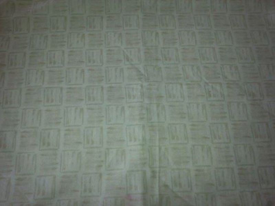 Beige puuvillakangas , ruudullinen