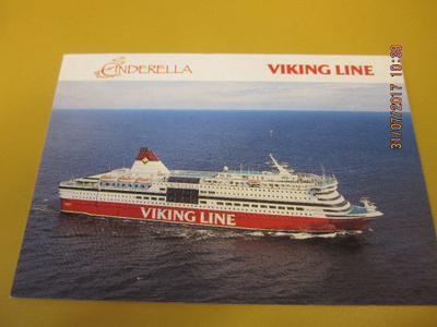 Cinderella Viking Line postikortti