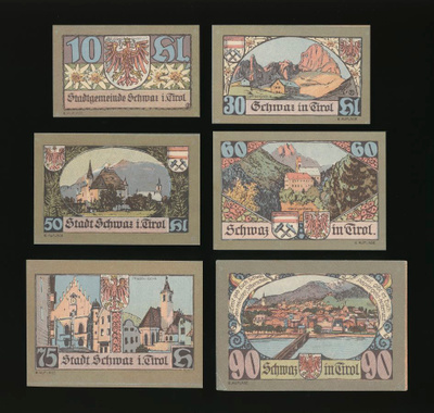Itävalta 10, 30, 50, 60, 75, 90 Heller, Schwaz, 6. painos_b