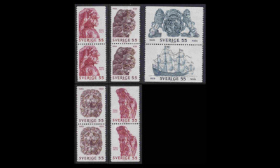 Ruotsi 644-9DD ** Wasa-laiva (1969)