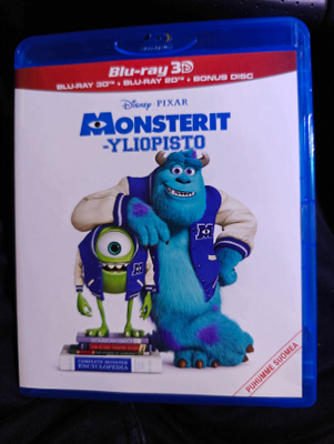 Monsterit Oy 3D + Bluray Suomijulkaisu