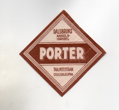 Kemiönsaari: Porter (Taalintehtaan Osuuskauppa)