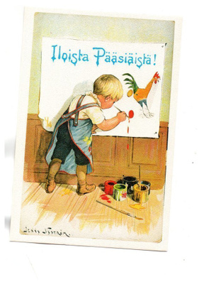 JENNY NYSTRÖM °°ILOISTA PÄÄSIÄISTÄ!°° -KORTTI