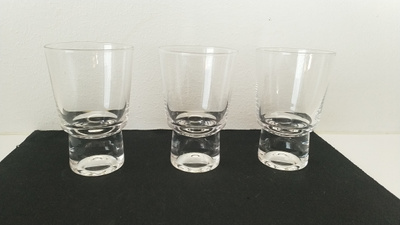 Tapio Wirkkala Future liköörilasit 3 kpl, Iittala