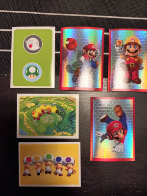 Panini Super Mario -tarrat, 6 kpl
