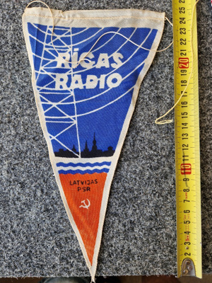 Rigas Radio vintage harvinainen matkailuviiri