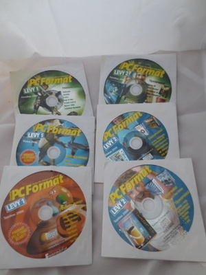 PC Format Suomi 6 kpl levyjä