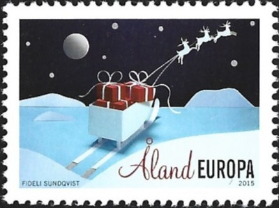 Åland 2015  Joulu  Europa  ** LaPe 405