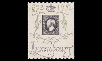 Luxemburg 488 * Postimerkki 100v 2 Fr (1952)