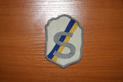 Helsingin/Nylands Södrä lottapiirien hihakilpi Org.