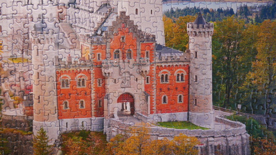 Palapeli 1000 p., Neuschwanstein