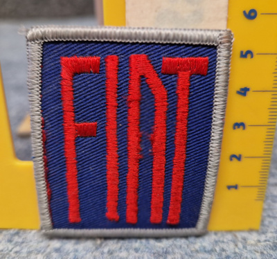 Fiat vintage kangasmerkki