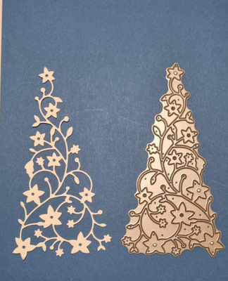 Memoryboxin stanssi "FLOWERING CHRISTMAS TREE /no 98195"