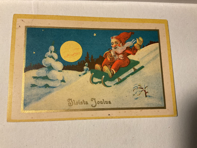 Postikortti Hyvää joulua! 1933