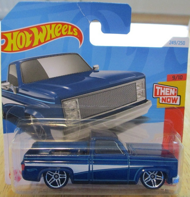 Chevrolet Silverado Pick-Up 2 door Blue 1983 Hot Wheels 1:64