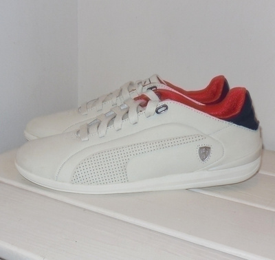 36 - Puma Ferrari vaaleat nahkaiset tennarit * UUDET