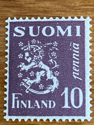 LEIJONAMALLI 1930 10PENNIÄ**