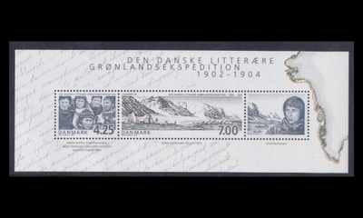 Tanska 1335-6BL20 ** Tutkimusretkikunta (2003)