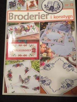 Ristipistomalleja Broderier i korsstygn 12