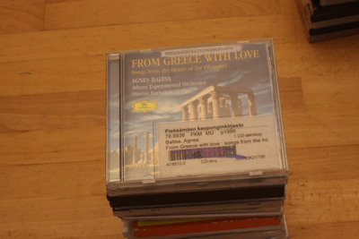 Agnes Baltsa FROM GREECE WITH LOVE Songs from the Home of CD