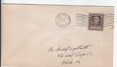 USA FDC 1940 Poets
