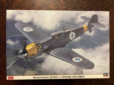 Bf-109 G-2. Haseqawan Suomimersu. Illu Juutilaisen kone.