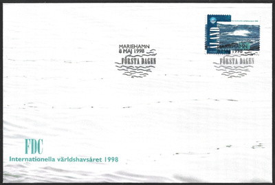 FDC Åland 1998  Valtamerten vuosi  LaPe ÅL 142