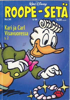 Roope-Setä N:o 241 (9/1999) Aku Ankka: Musta neliapila