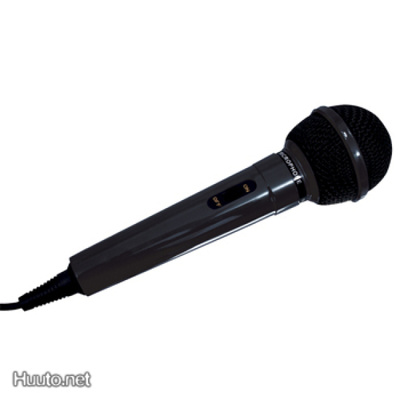 HQ Dynaaminen Karaokemikrofoni, 6.35mm, 5m, musta *UUSI*