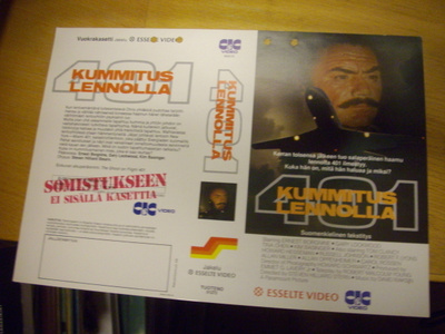 Vhs kansipaperi Fix - KUMMITUS LENNOLLA 401