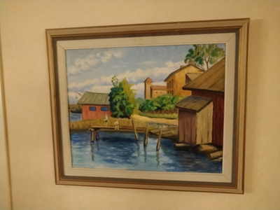 Öljyvärimaalaus R. Ahllöp