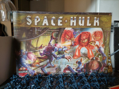 Space Hulk + Deathwing lautapelit
