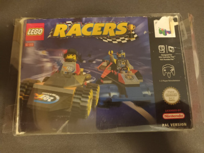 Nintendo 64 Lego Racers alkuperäispaketissaan Model NUS-006