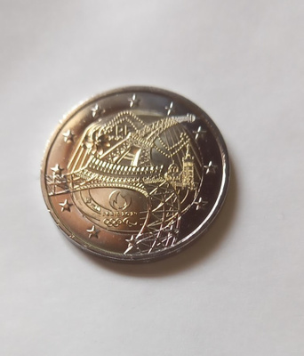 Ranska 2024 2 € CC Olympiasoihtu unc