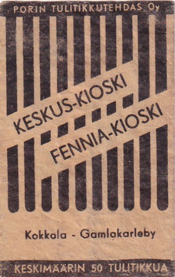 Kokkola - Gamlakarleby, Keskus- Kioski ,Fennia kioski  , e59