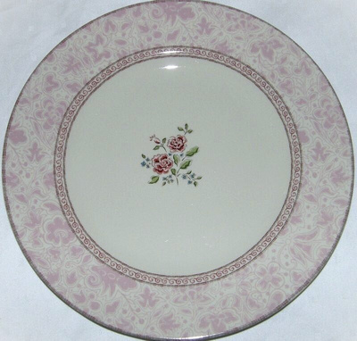 Iso Ruokalautanen Rose Damask (6 kpl)