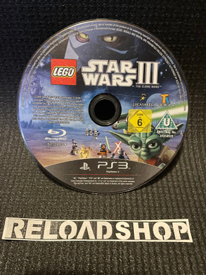Lego Star Wars III The Clone Wars - DISC PS3