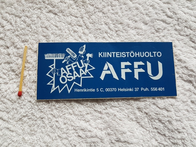 KIINTEISTÖHUOLTO AFFU VANHA TARRA