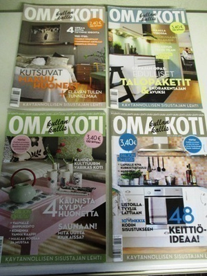 Oma koti-lehtiä 1,00 € kpl