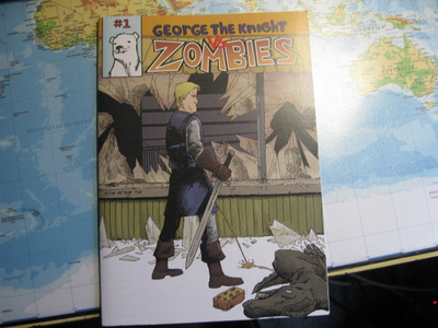 George the knight vs zombies #1
