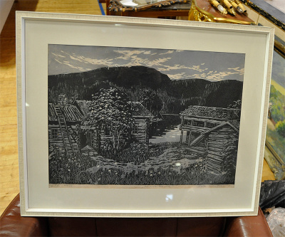 Sulo Väänänen -74  maisema Kaavilta