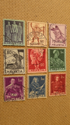 Sveitsi 1941: käyttömerkkejä -  historia