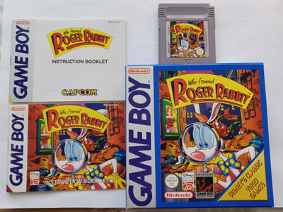 Who Framed Roger Rabbit Game Boy UKV & SCN CIB Capcom