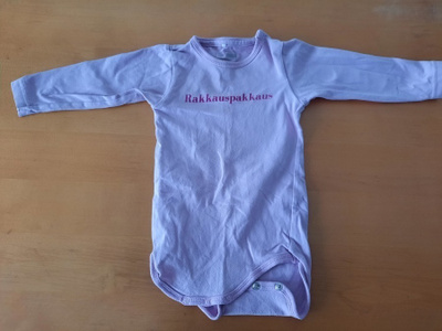 70 cm vaaleanpunainen body  rakkauspakkaus
