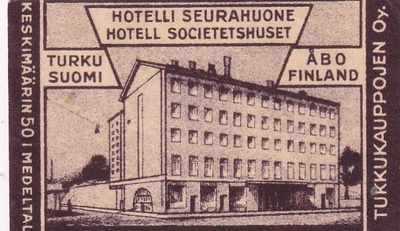 Turku, Åbo,  Hotelli Seurahuone   5/3