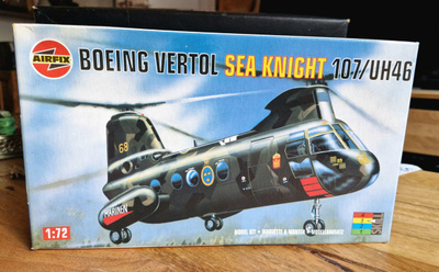 Airfix Helikopteri Boeing Hertol Sea Knight 107/UH46.UUSI
