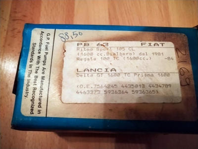 Fiat, Lancia Polttoainepumppu 509-PB63