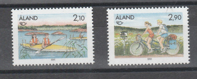 Ahvenanmaa v 1991, Pohjola , Postituore sarja.