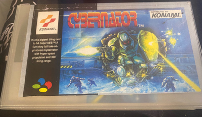 Cybernator SNES Super Nintendo
